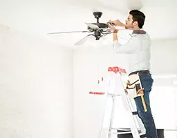 Instalação de ventilador de teto