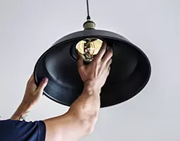 Instalação de luminária