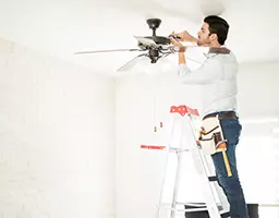 Instalação de ventilador de teto